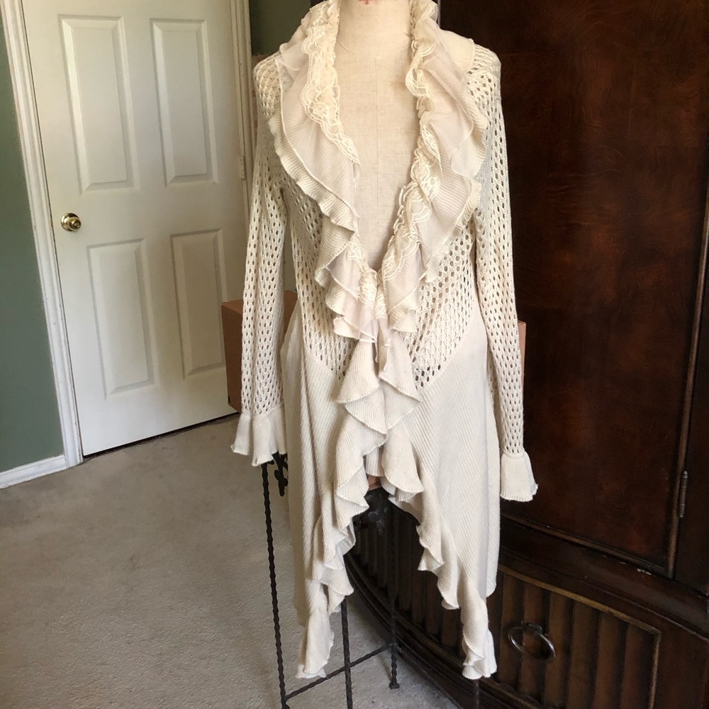 Long sweater jacket